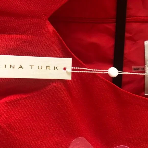 Trina Turk Enjoyable Red Hot Dress size 2 - Picture 3 of 10